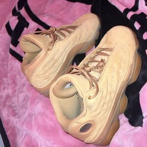 Air Jordan 13 Retro 'Wheat, size 6s, tan/cream.